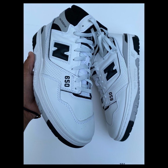 New Balance 650 High white & Black Men’s sz 13 New No Box! - Picture 1 of 7